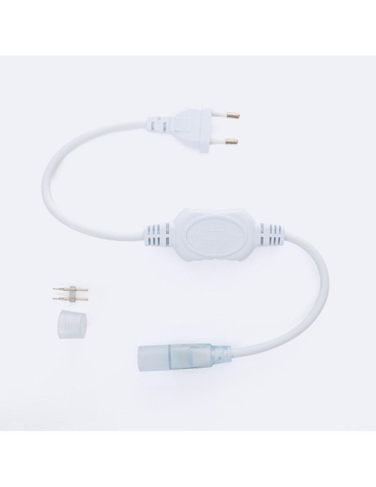 Cable Rectificateur Ruban Neón LED dimmable 220 AC Circulaire SFLEX14
