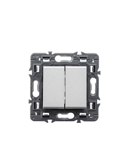 Interrupteur Double Unipolaire 10 AX LEGRAND Valena Next 741344