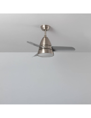 Ventilateur de Plafond Silencieux Industriel Gris 91cm Moteur DC