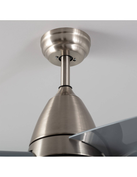 Ventilateur de Plafond Silencieux Industriel Gris 91cm Moteur DC