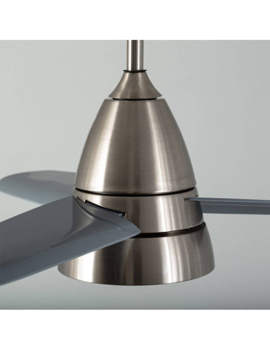 Ventilateur de Plafond Silencieux Industriel Gris 91cm Moteur DC