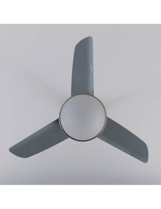 Ventilateur de Plafond Silencieux Industriel Gris 91cm Moteur DC