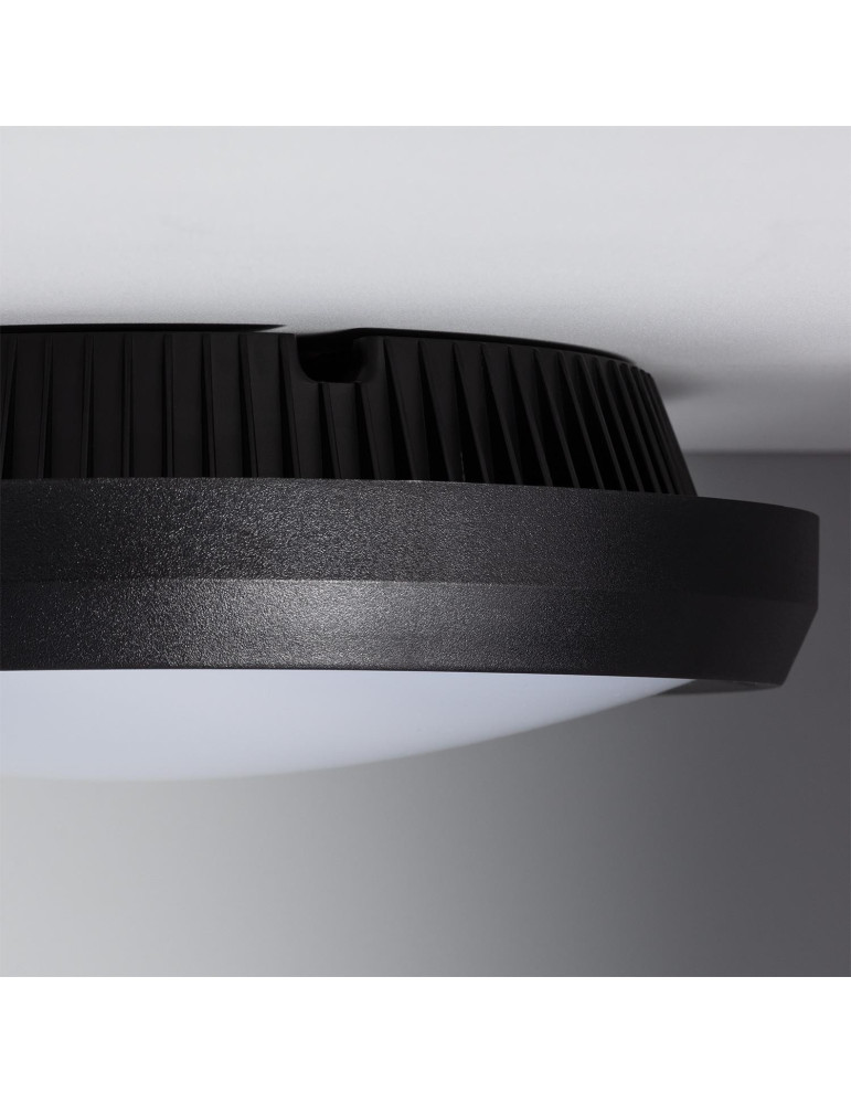 Plafonnier Extérieur Rond Curio IP65 Noir