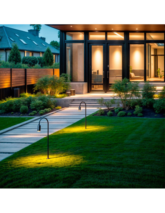 Balise Extérieure LED 4W 60cm sur Pied Garmil