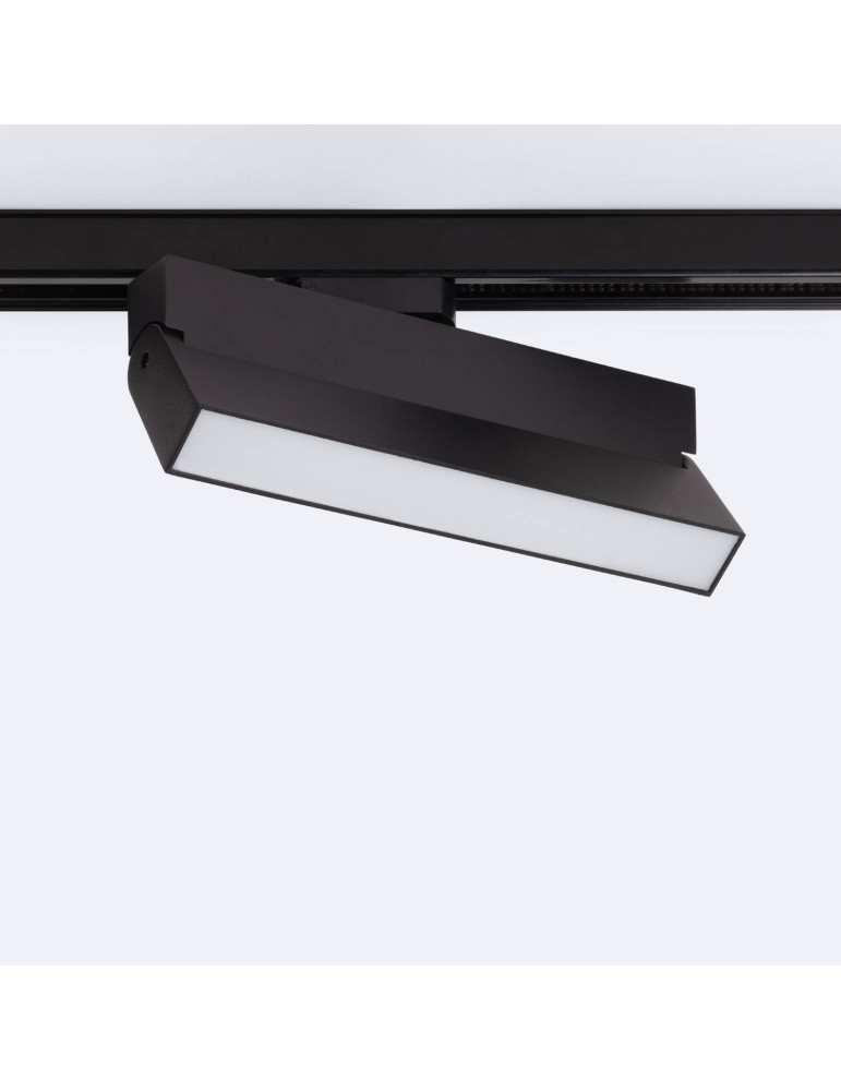 Spot Linéaire LED sur Rail Monophasé 24W CCT Dimmable Elegant Noir