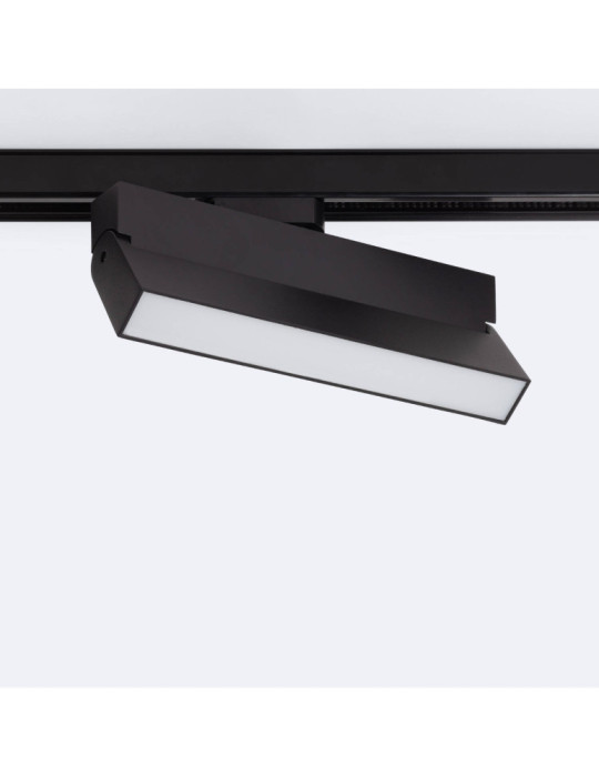 Spot Linéaire LED sur Rail Monophasé 24W CCT Dimmable Elegant Noir