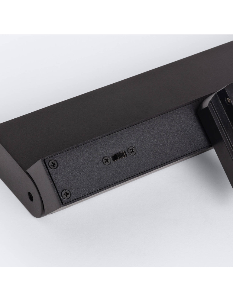 Spot Linéaire LED sur Rail Monophasé 24W CCT Dimmable Elegant Noir