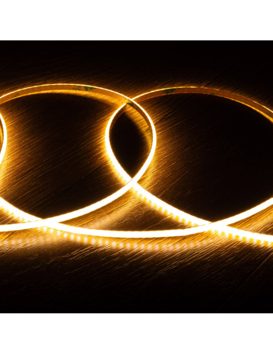 Ruban LED 24V DC COB 320 LED/m 360 lm/m 5m IP20 CRI90 Largeur 3mm Super Étroite Coupe 5 cm