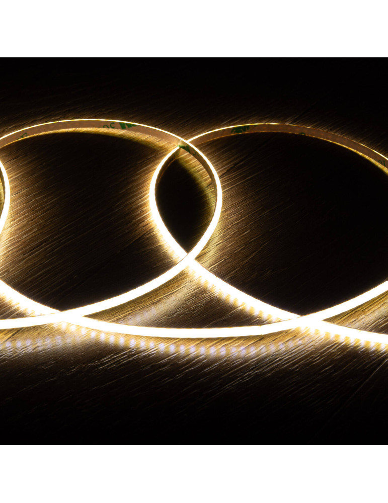 Ruban LED 24V DC COB 320 LED/m 360 lm/m 5m IP20 CRI90 Largeur 3mm Super Étroite Coupe 5 cm