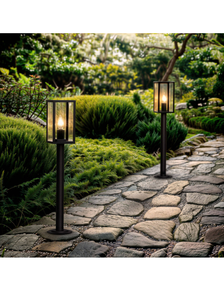 Balise Extérieure en Saillie sur Pied 68cm Atrium