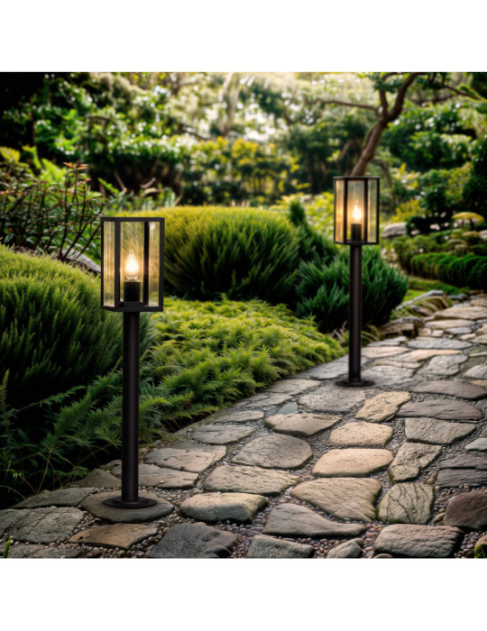 Balise Extérieure en Saillie sur Pied 68cm Atrium