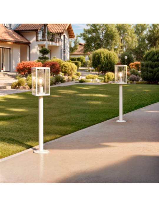 Balise Extérieure en Saillie sur Pied 68cm Atrium