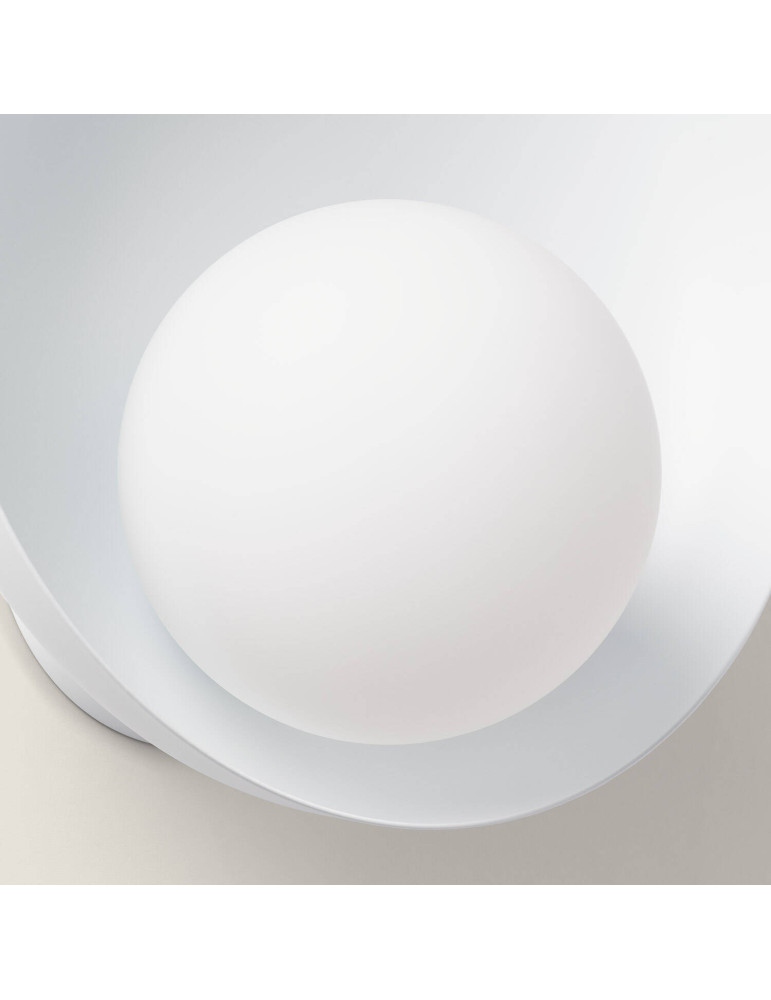 Applique Murale Métal et Verre Bera