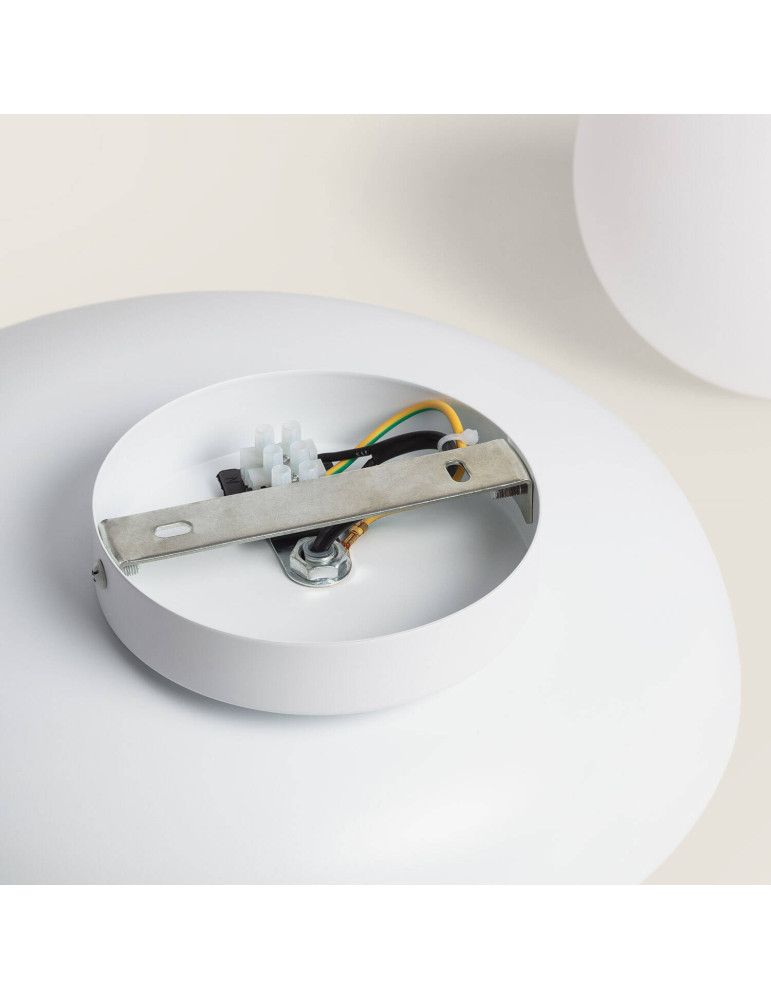 Applique Murale Métal et Verre Bera