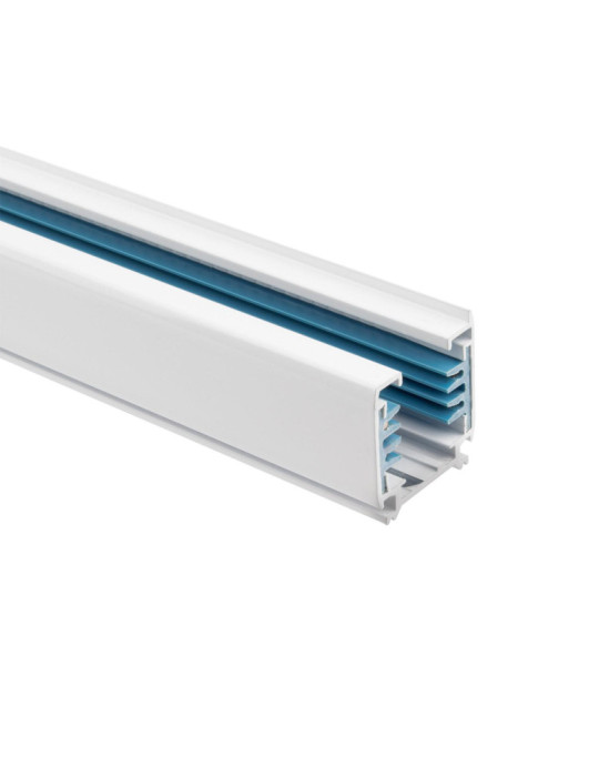 Rail Triphasé Aluminium 1 Mètre pour Spots LED