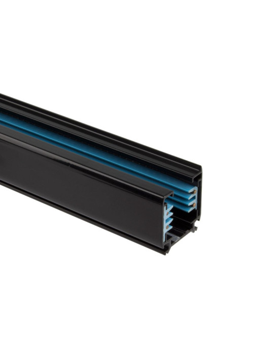 Rail Triphasé Aluminium 1 Mètre pour Spots LED