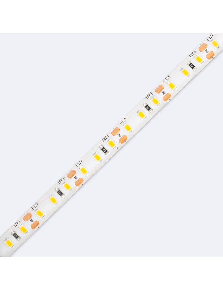 Ruban LED 12V DC SMD2835 120LED/m 5m IP65 Largeur 8mm Coupe 2.5cm