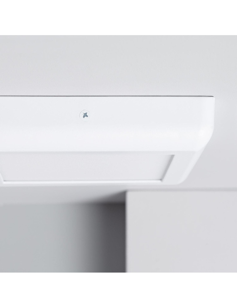 Plafonnier LED Carré Métal Design White 12W 178x178mm