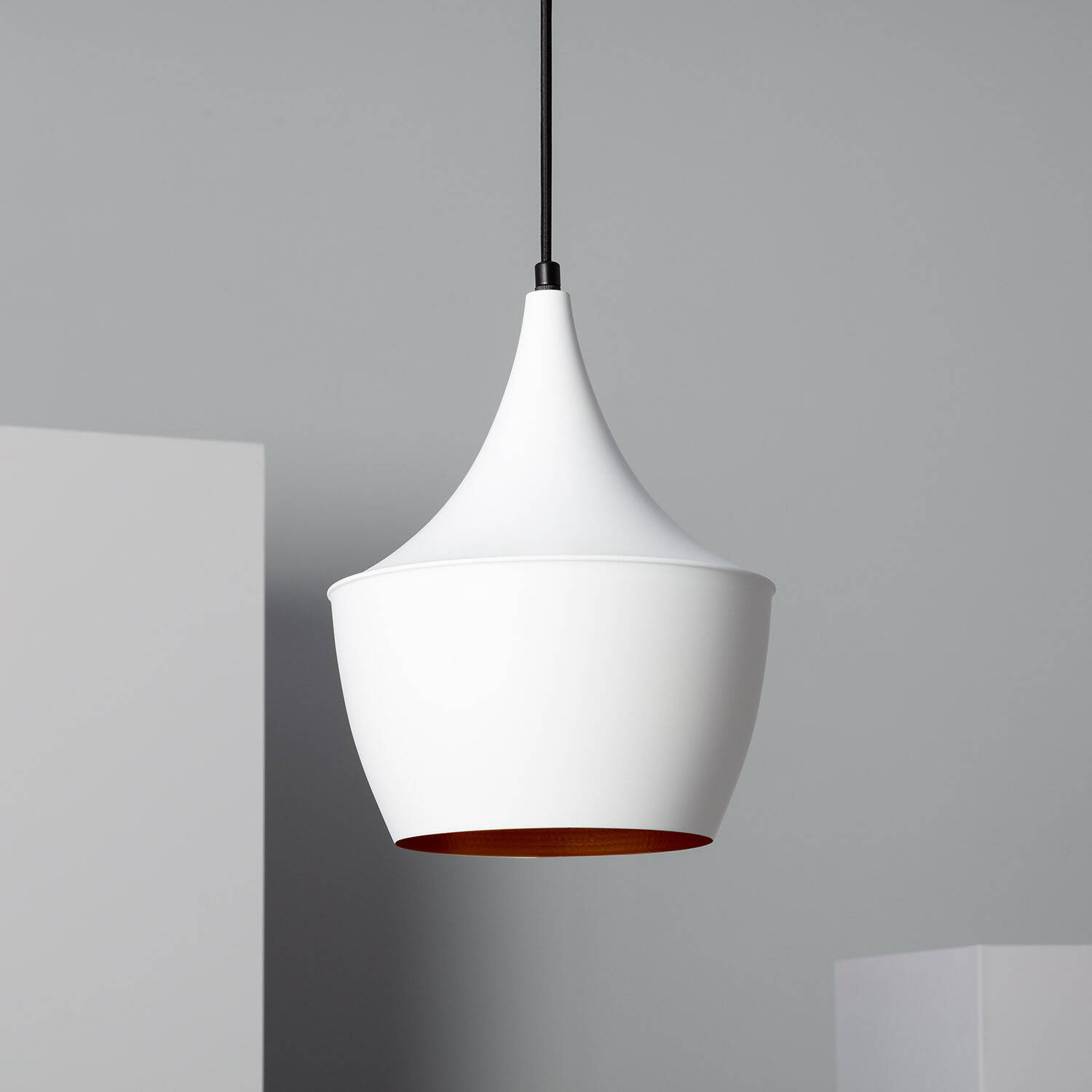 Suspension Métal Mercury Blanc