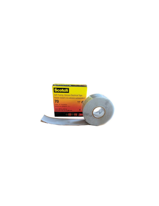 Rubans d’Isolation Auto-Soudables Scotch® 70 3M™ 25mm x 9m 3M-CNT-7000006225-GR Rubans d’Isolation Auto-Soudables Scotch® 70 3M™ 25mm x 9m 3M-CNT-7000006225-GR