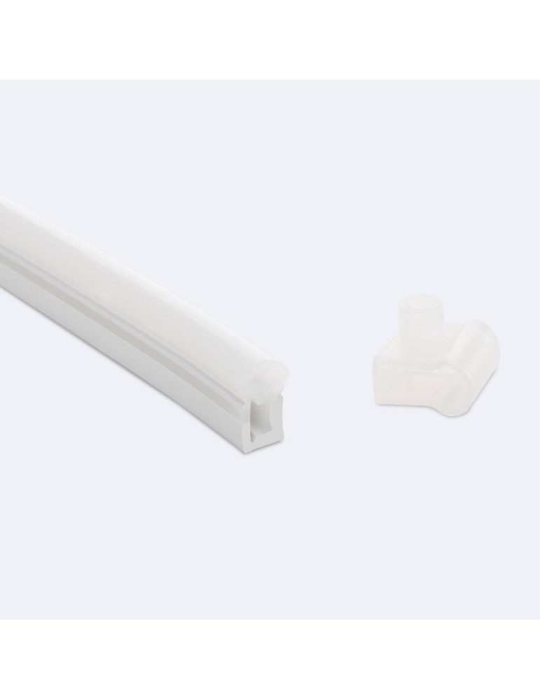 Tube Silicone LED Flex Encastré pour Ruban jusqu'à 8 mm EL0817
