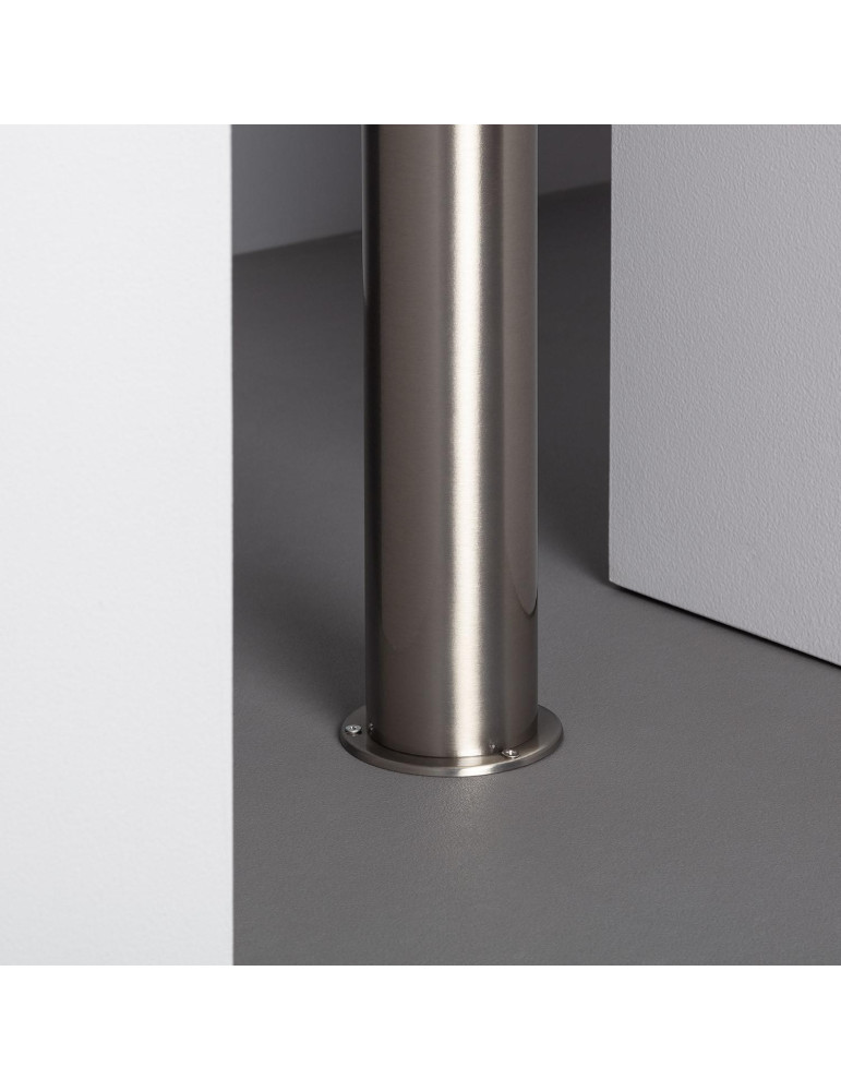 Balise Solaire LED Extérieure 1.5W en Saillie sur Pied 50cm avec Détecteur de Mouvement Inti Inox