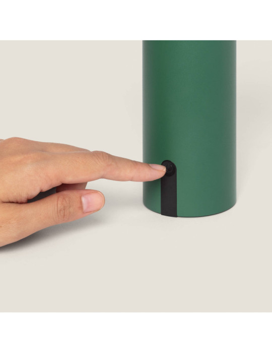 Lampe à poser LED portable extérieur métal avec batterie rechargeable Katse