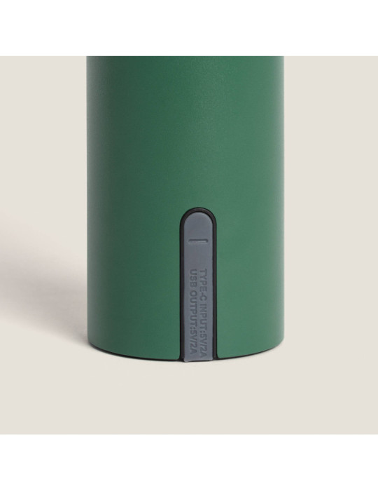 Lampe à poser LED portable extérieur métal avec batterie rechargeable Katse