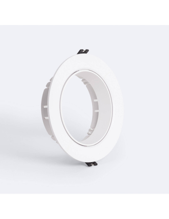 Collerette Downlight Conique Encastrable Orientable pour Ampoule LED GU10 AR111 Coupe Ø135 mm