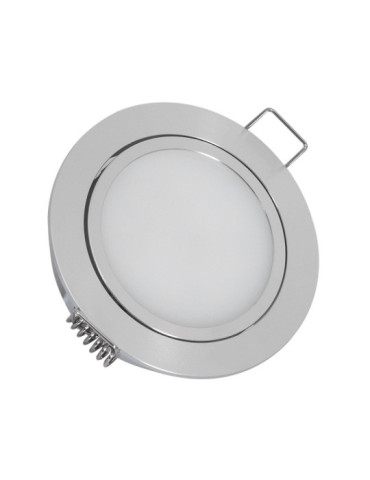 Downlight LED 3W 12V DC Meuble avec Connecteur Rapide Coupe Ø 63 mm Orientable