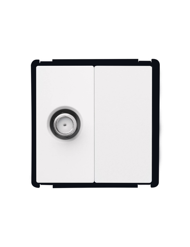 Prise Satéllite + Obturateur Modern