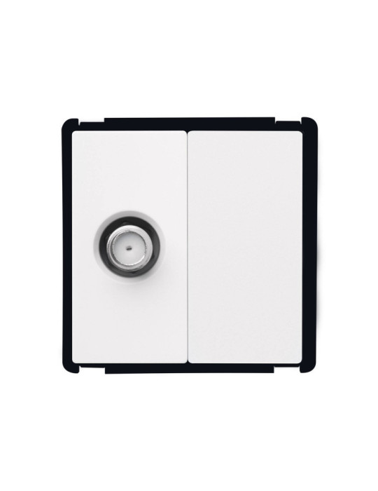 Prise Satéllite + Obturateur Modern