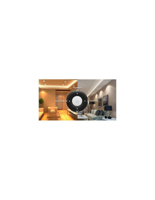 Télécommande Murale RF pour Variateur LED Monochrome / CCT 4 Zones MiBoxer FUT007