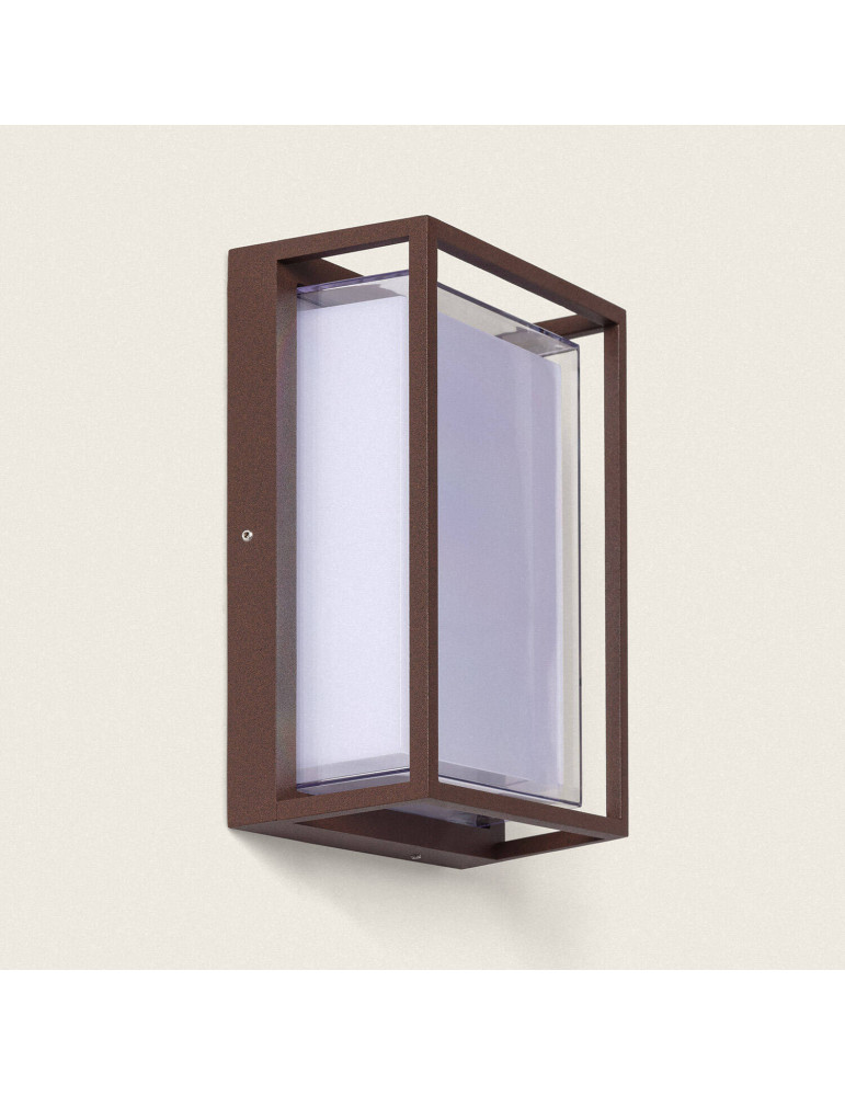 Applique murale extérieur LED à double diffuseur sélectionnable Calysta 12 W en aluminium CCT Applique murale extérieur LED à double diffuseur sélectionnable Calysta 12 W en aluminium CCT