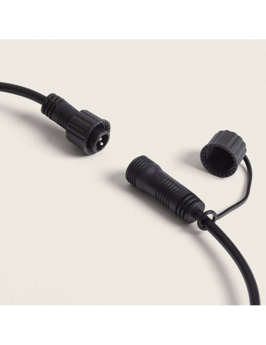 Guirlande LED Extérieure avec 10 Douilles B22 10m Noir IP44