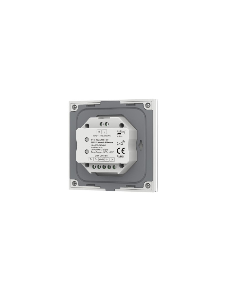 Variateur Master DMX Tactile RGBWW 4 zones