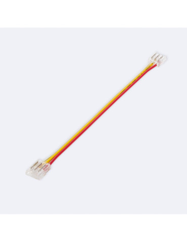 Connecteur Double avec Câble pour Ruban LED CCT 24V DC COB IP20 Largeur 10mm