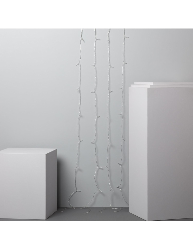 Guirlande LED Extérieure à Piles pour Parasol 2m