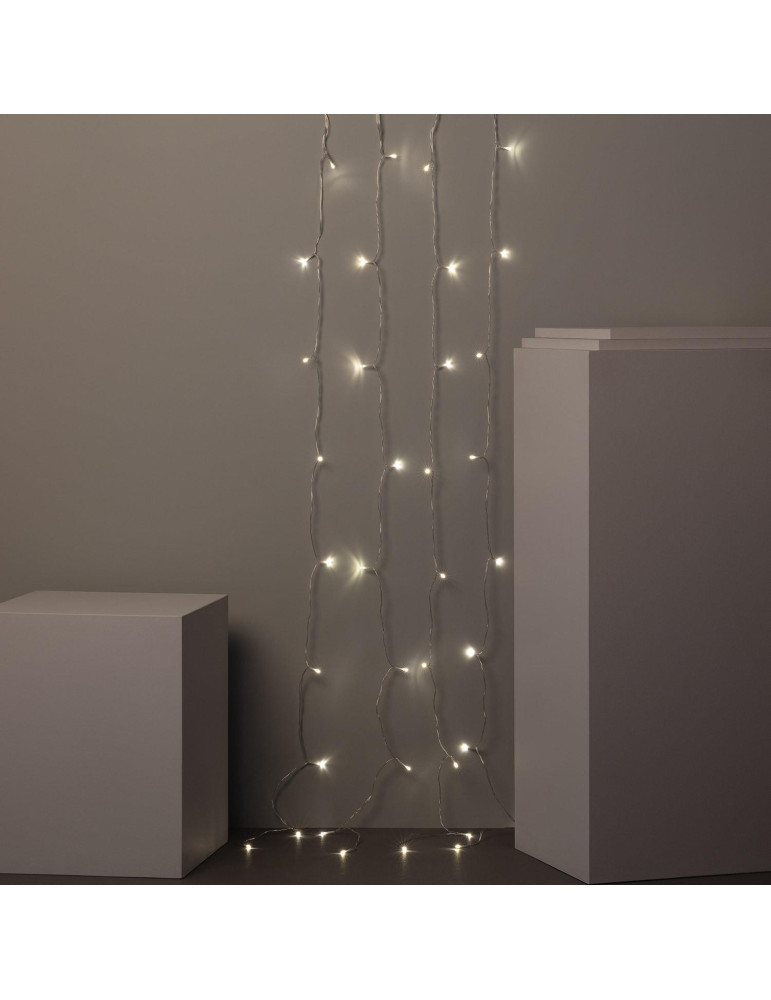 Guirlande LED Extérieure à Piles pour Parasol 2m