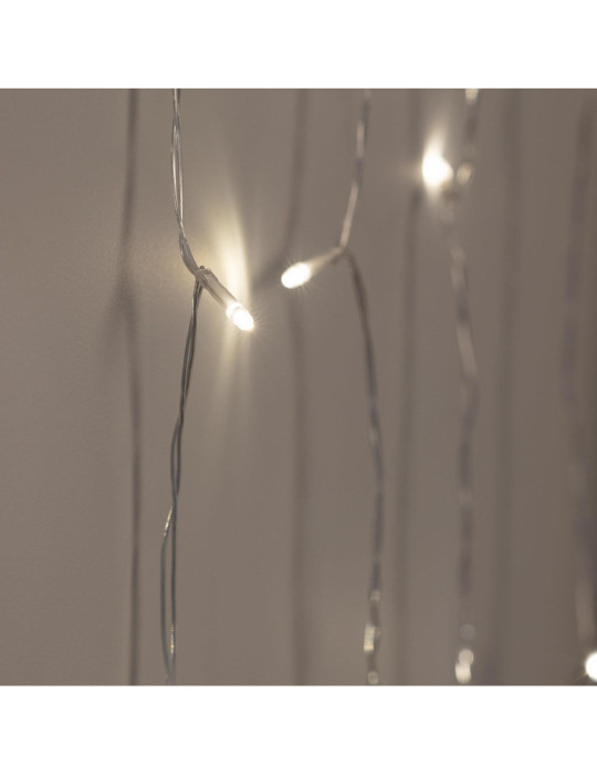 Guirlande LED Extérieure à Piles pour Parasol 2m