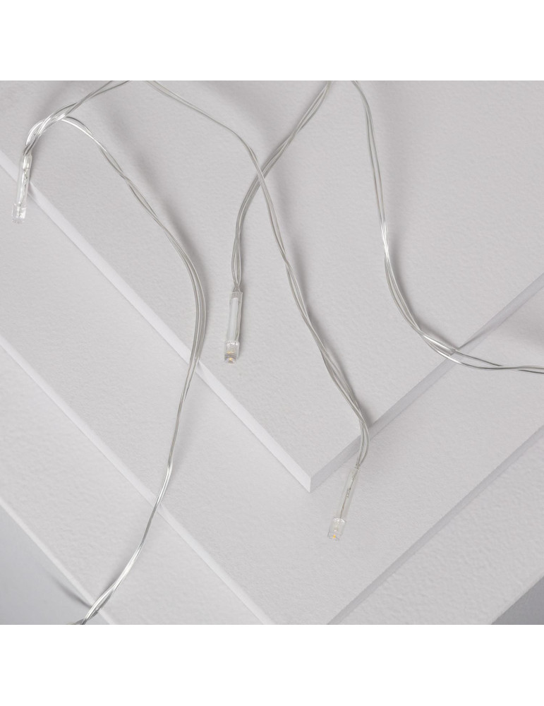 Guirlande LED Extérieure à Piles pour Parasol 2m