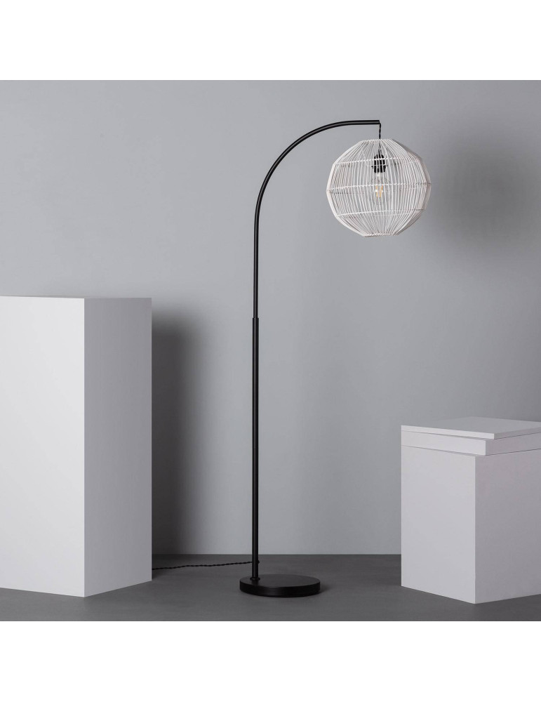 Lampadaire Rotin Kithnos