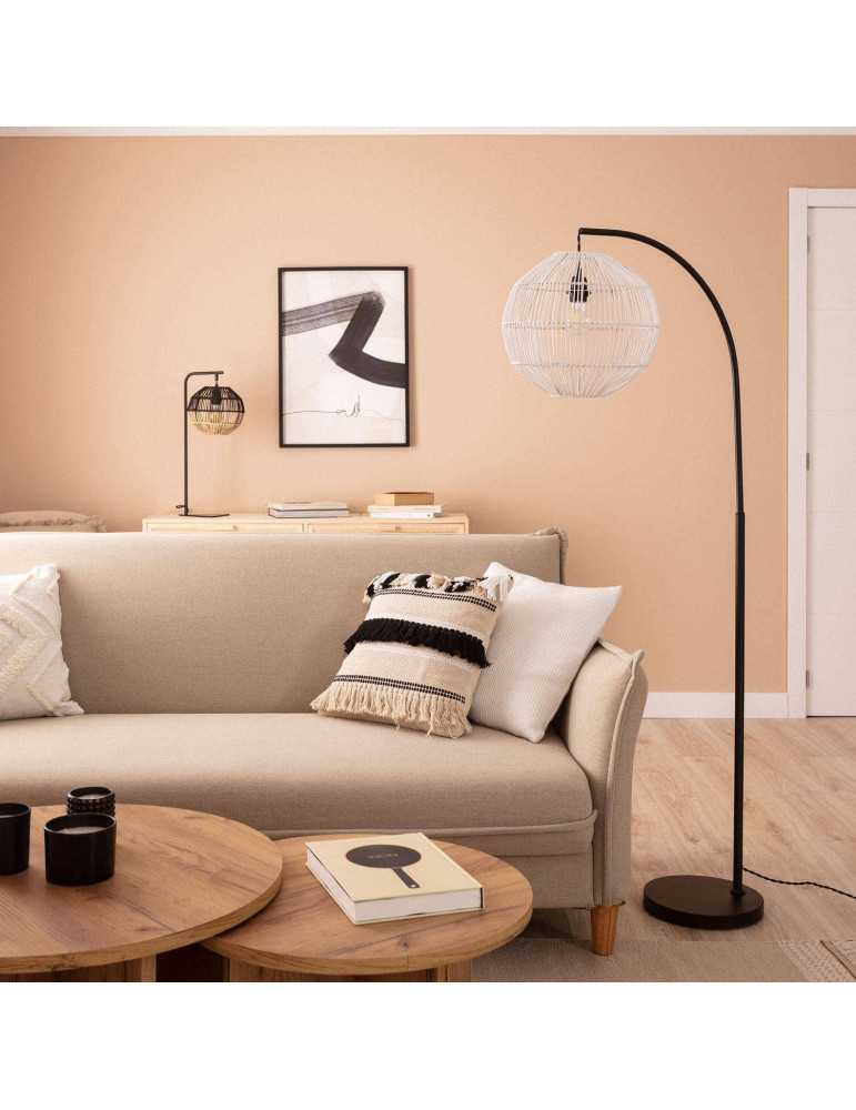 Lampadaire Rotin Kithnos