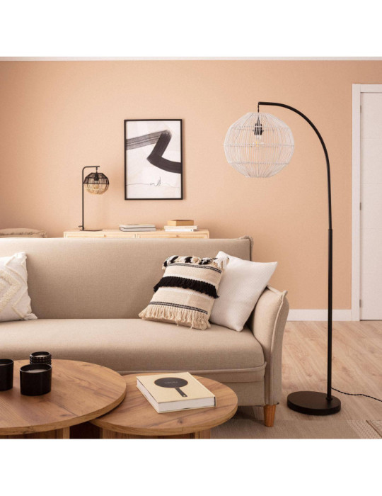 Lampadaire Rotin Kithnos