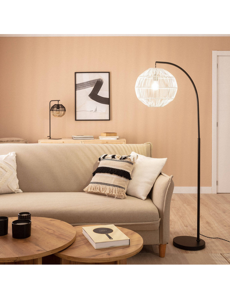 Lampadaire Rotin Kithnos