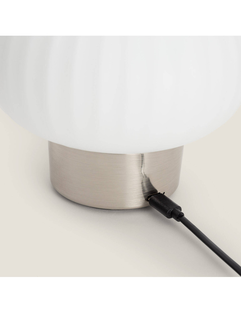 Lampe à Poser LED 2W Portable avec Batterie USB Rechargeable Aluzna