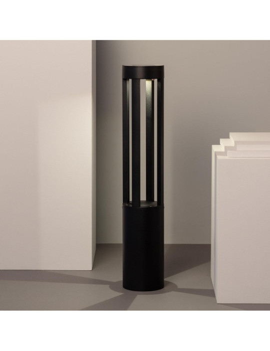 Balise LED Solaire Extérieure 1.5W en Saillie sur Pied 80cm Siparia