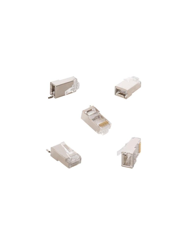 Pack 100 Unités RJ45 FTP Blindé pour Extérieur