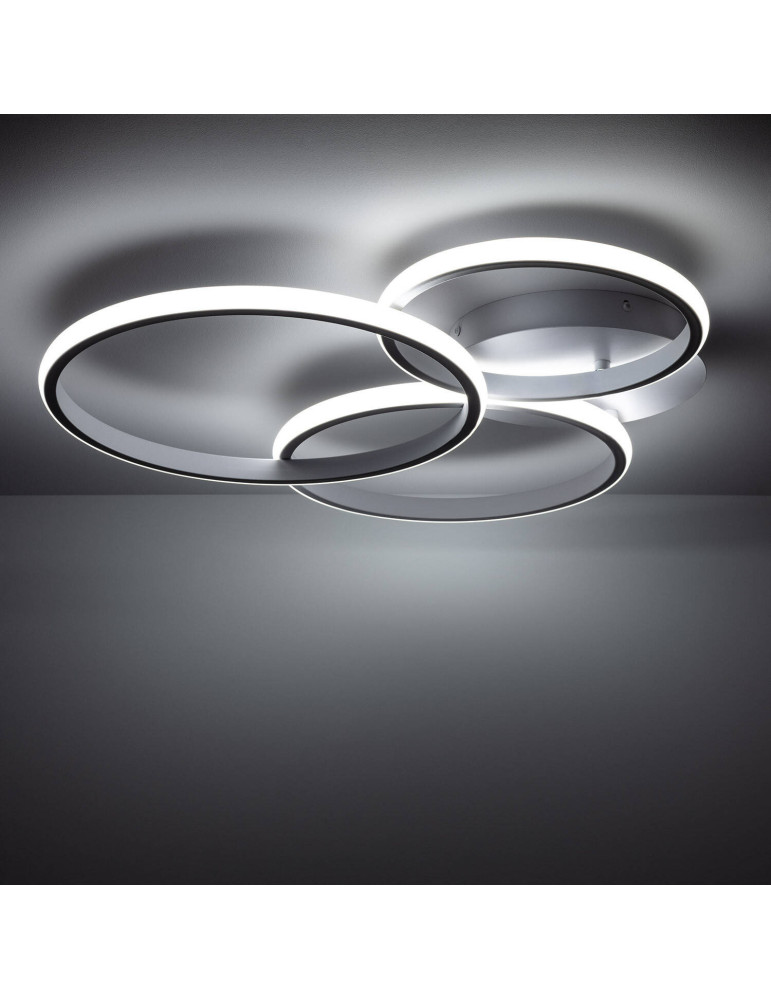Plafonnier LED 31W Métal Big Eklips Berno