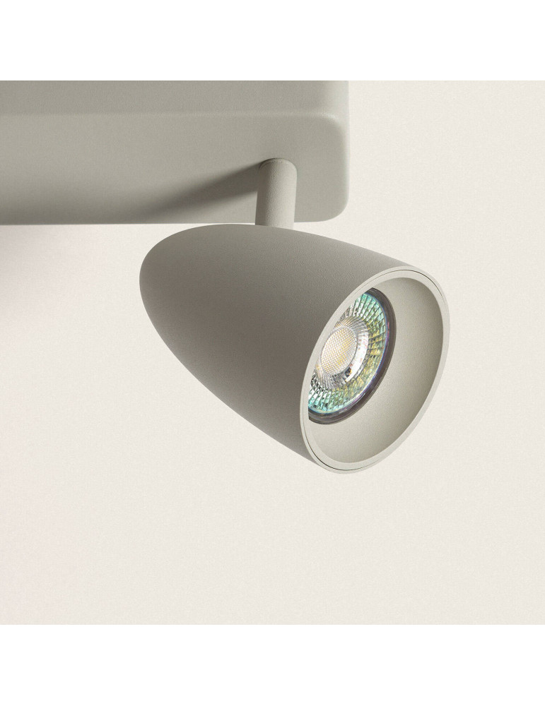 Applique Aluminium Rectangulaire Adrien 3 Spots